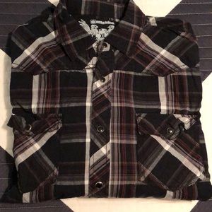 🔥Black Plaid w/Cream & Rust